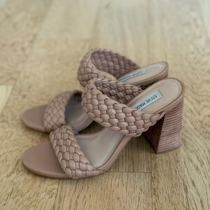 Steve Madden braided high heel sandals , size 9.5
